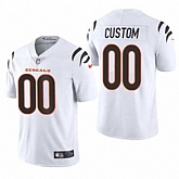 Men's Cincinnati Bengals Customized 2021 White Vapor Untouchable Limited Stitched Jersey,baseball caps,new era cap wholesale,wholesale hats